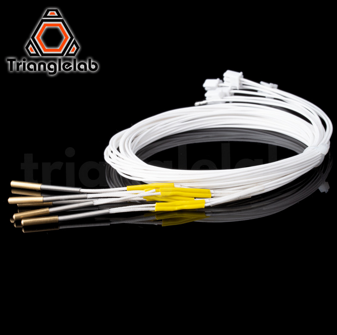 Trianglelab® / Dforce® ATC Semitec 104GT-2 104NT-4-R025H42G Thermistor Cartridge 280℃ for E3D PT100 V6 Cartridges Heat B